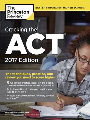 cover image of Cracking the ACT with 6 Practice Tests, 2017 Edition